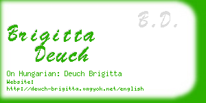 brigitta deuch business card